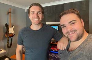 Bobby Latheron with Carl Pemberton