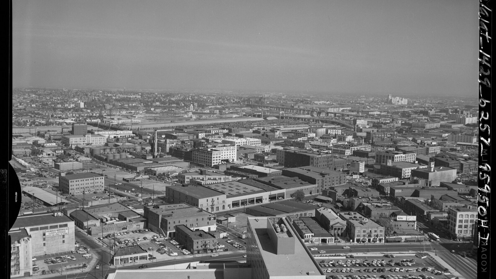 View in 1956 of Los Angeles towards Pomona