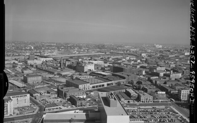 View in 1956 of Los Angeles towards Pomona