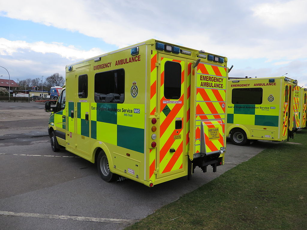Ambulance rear view