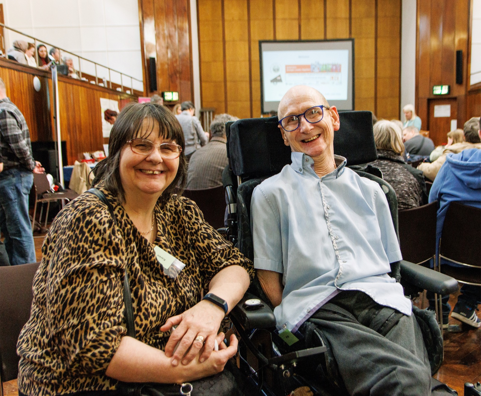 Phil Hughes and sister Karen