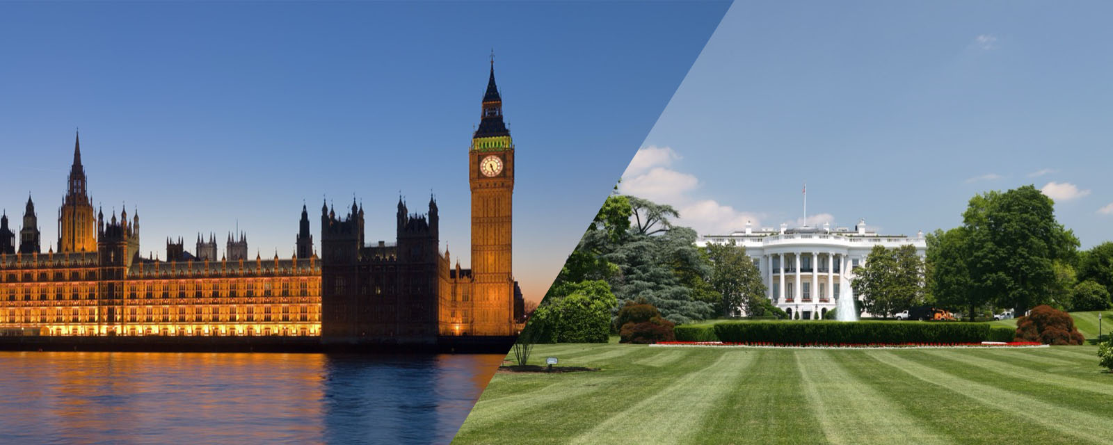 Palace of Westminster, and White House