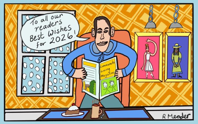 Man reading CL magazine: "To all our readers, Best Wishes for 2026!"