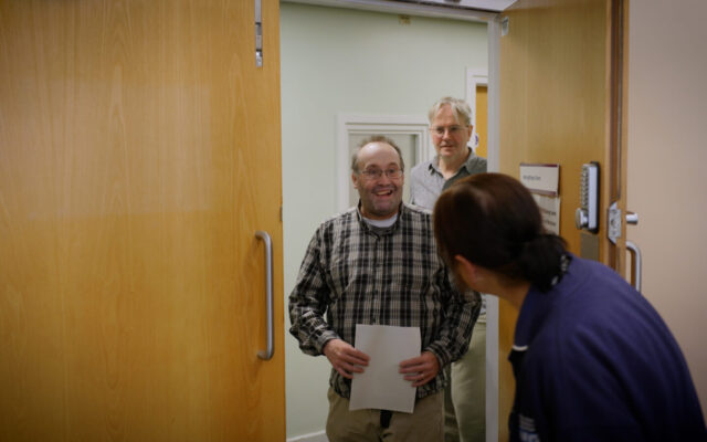 Shaun Webster in hospital setting