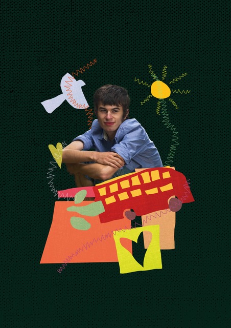 Artwork used for the theatre poster for Laughing Boy performances (see story, below)